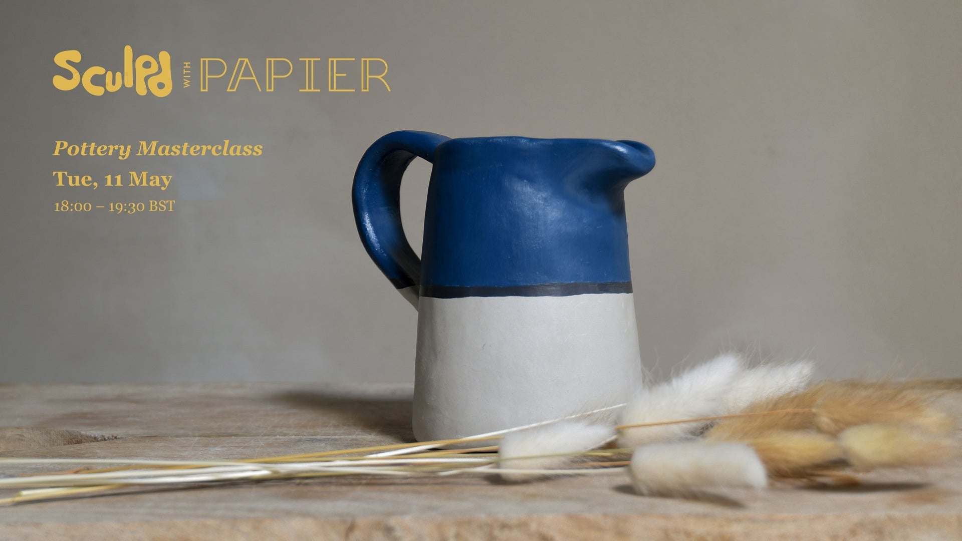 Sculpd x Papier - Live Jug Making Workshop