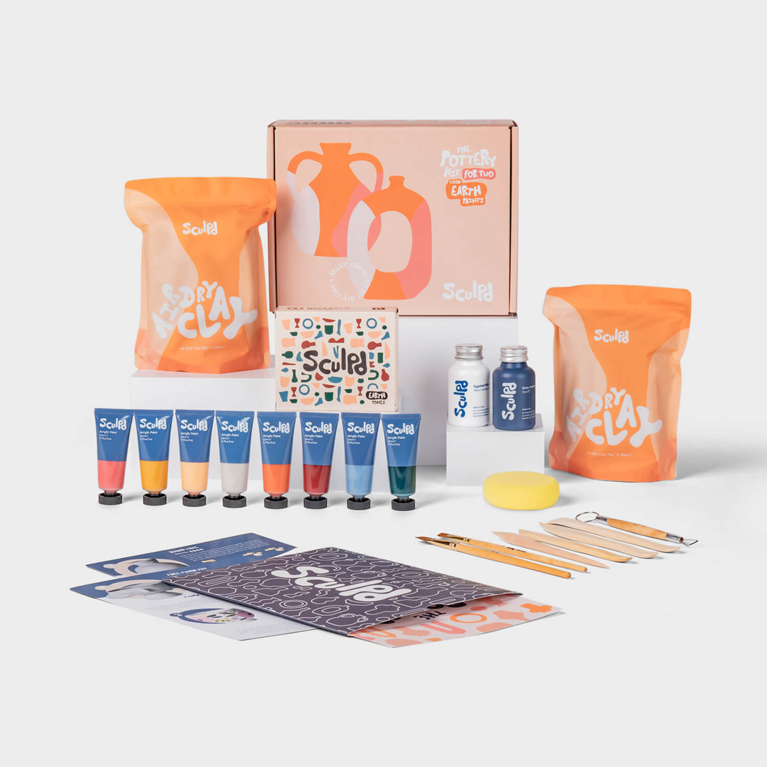 Sculpd Pottery Kit Pottery Kit Sculpd Earth Tones Gloss