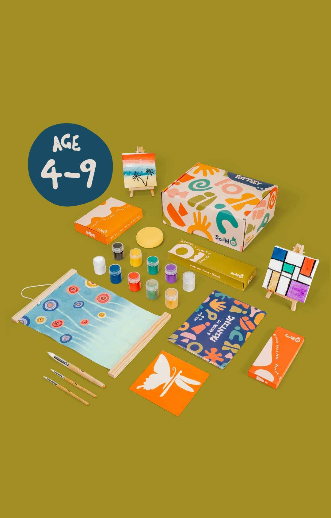 Sculpd Kids Painting Kit Ultimate 4-9