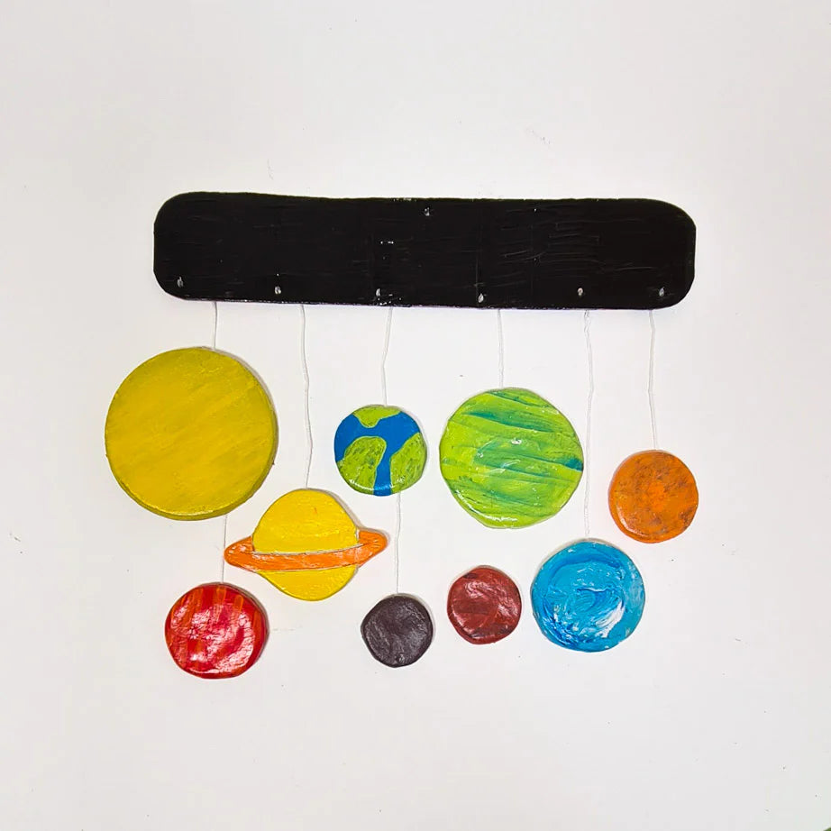 Kids pottery inspo - planets