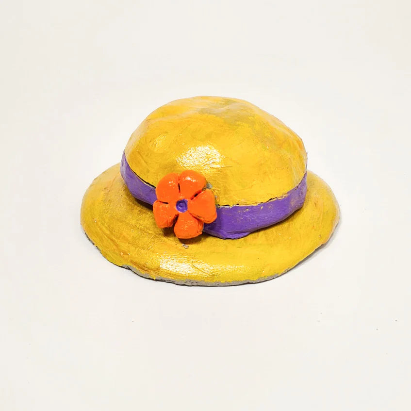 Kids pottery inspo - beautiful hat
