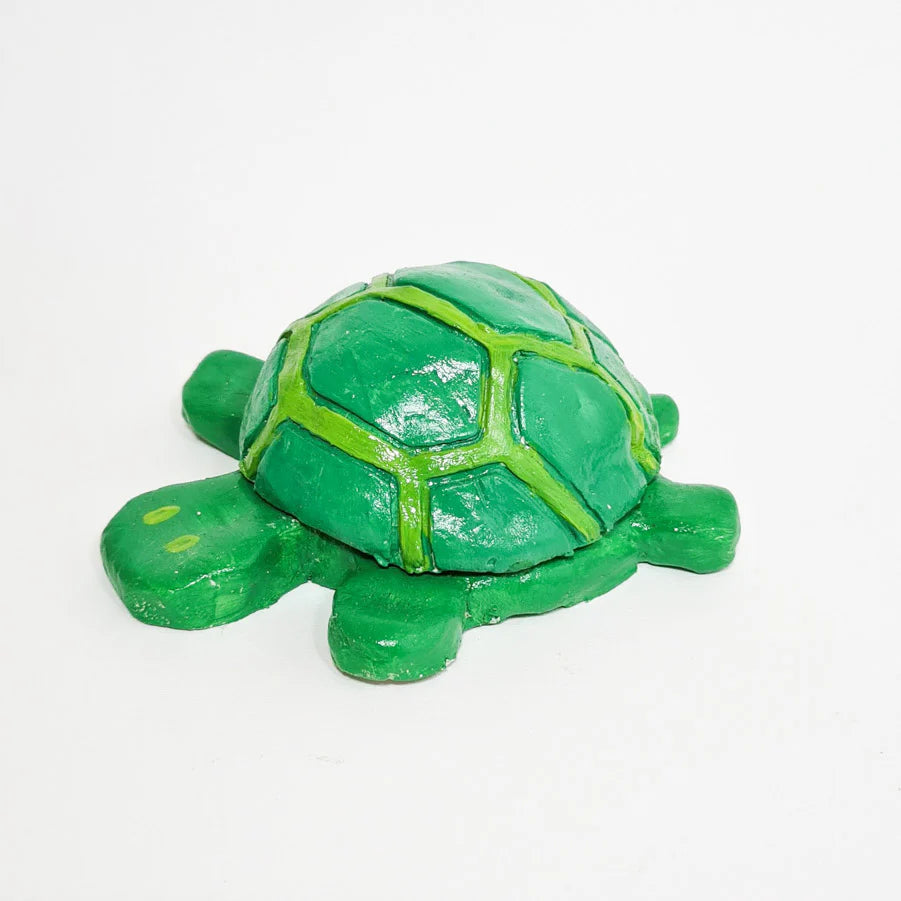 Kids pottery inspo - turtle