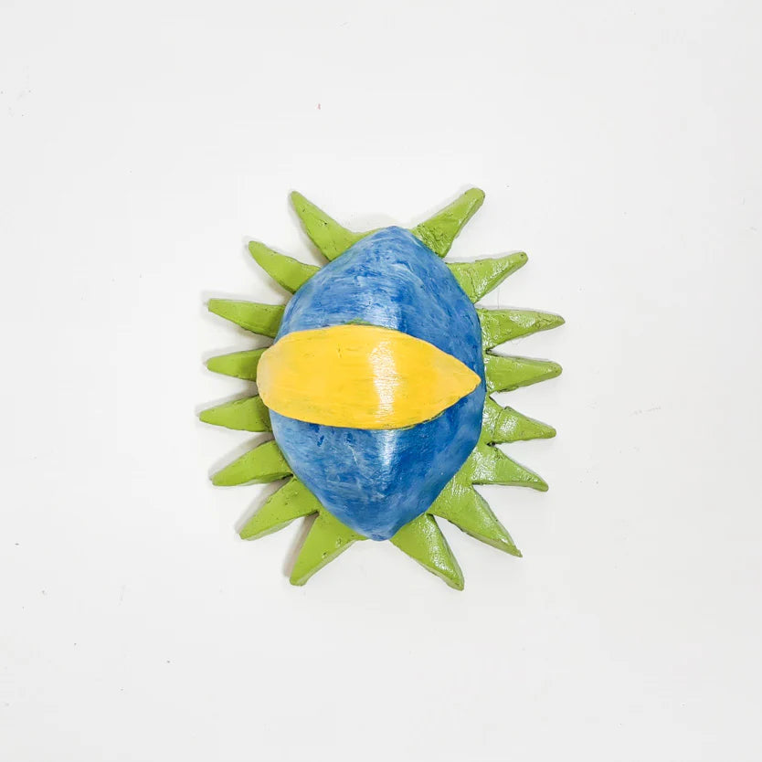 Kids pottery inspo - puffer fish
