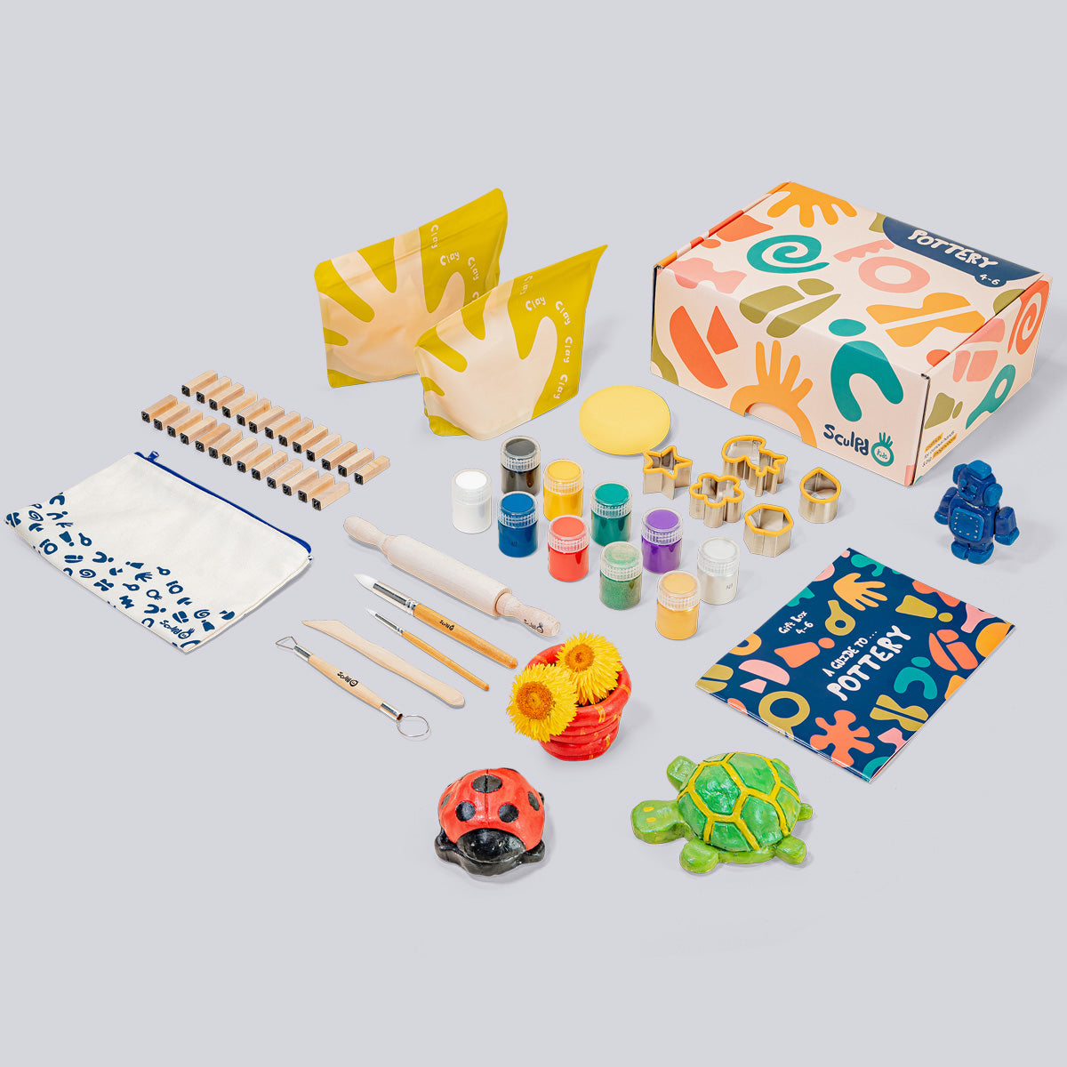 Adults & Kids Pottery Bundle Pottery Bundle Sculpd